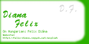 diana felix business card